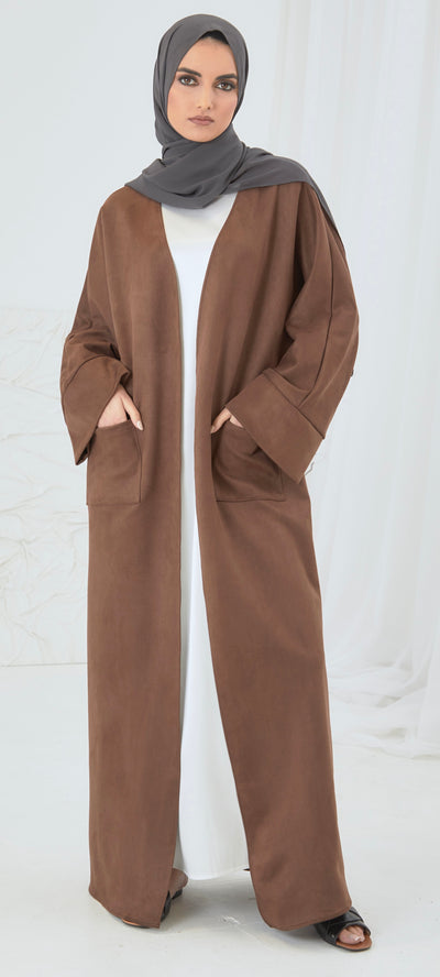 WINTER BROWN ABAYA