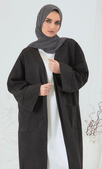 WINTER BLACK ABAYA