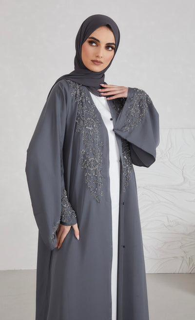 Malak Abaya - Grey