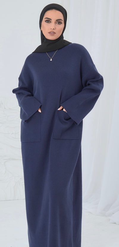 MODEST JUMPER NAVY DRESS