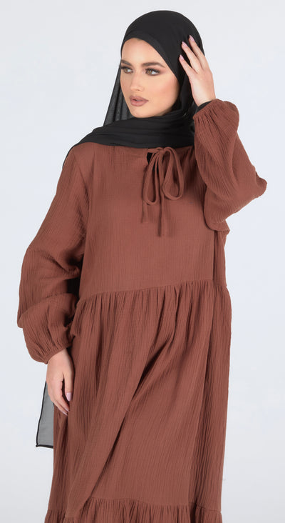 Smock Dress - Coffee