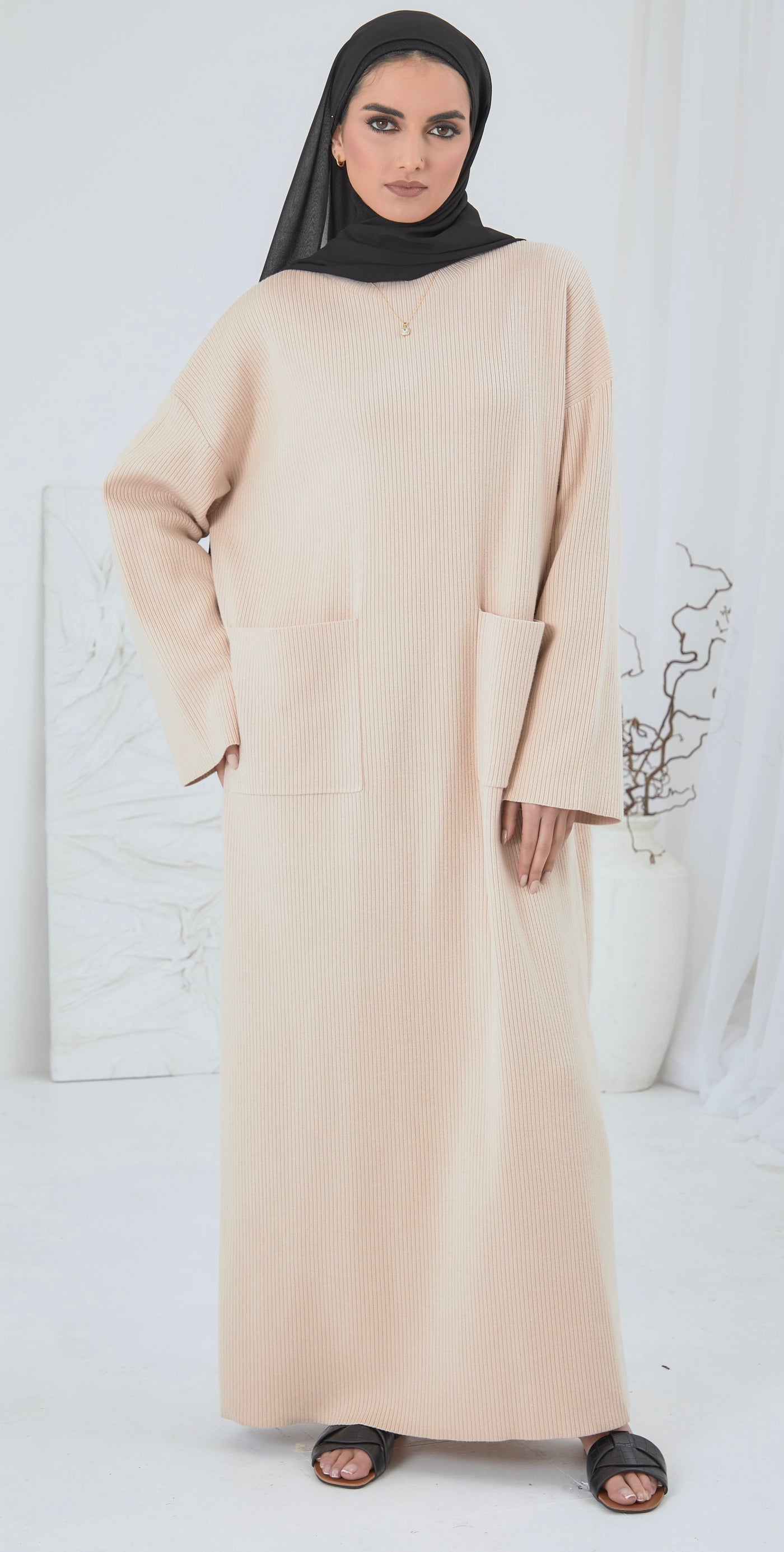 MODEST JUMPER NUDE DRESS