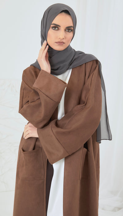 WINTER BROWN ABAYA