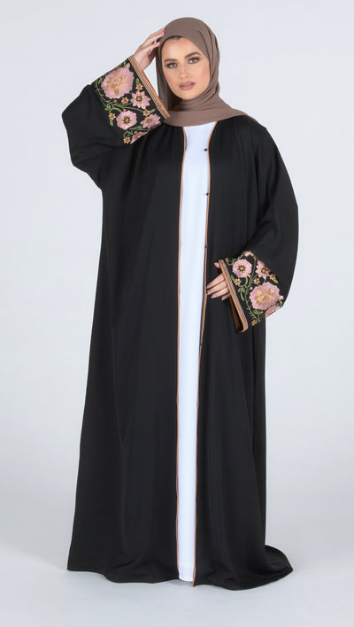 Floral Sleeve Abaya